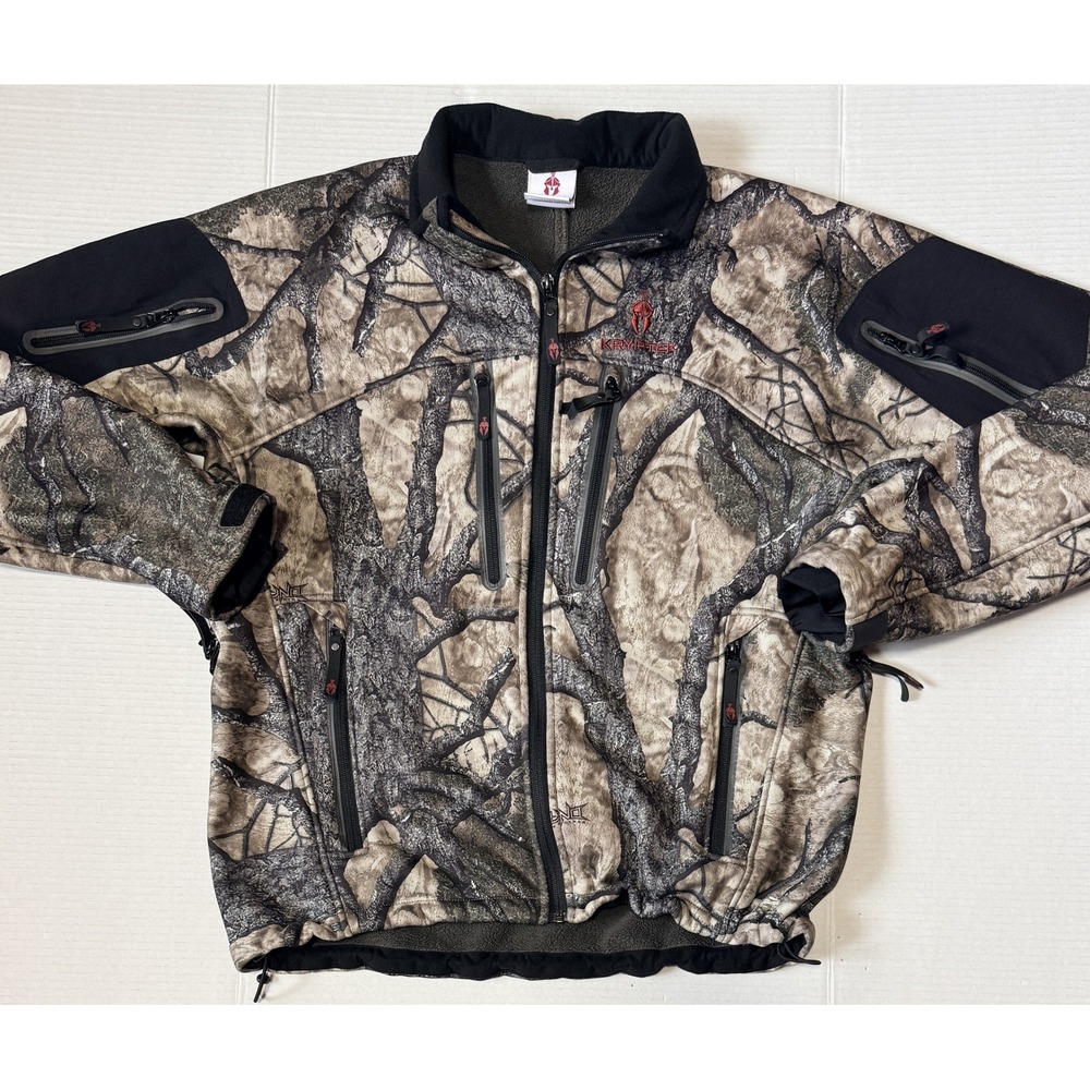 KRYPTEK Cadog - Men's Hunting Jacket -Camo Softshell Fleece KMCSMM-01-00L -Large